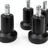 Bell Glides Replacement Chair Casters DOZYANT High Profile Felt 5‑Pack-0