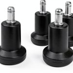 Bell Glides Replacement Chair Casters DOZYANT High Profile Felt 5‑Pack-0