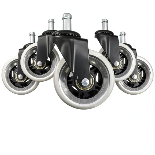 ALTRA Office Chair Wheel Casters 3‑Inch Roller‑Blade 5 Heavy‑Duty-6