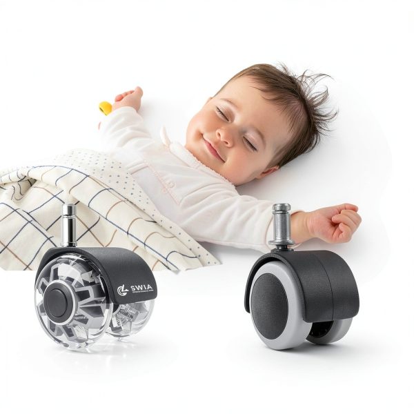 Premium 2 Inch Chair Casters SWIA Silent HeavyDuty-3