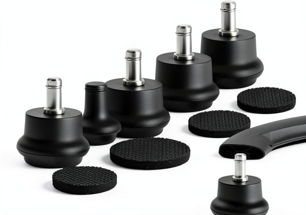 Bell Glides Replacement Office Chair Caster Wheels with Felt Pads-0