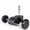 2 Inch Office Chair Casters Wheels Pztayoe Duty Quiet Rubber Set 5pcs-3
