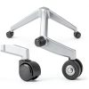 2 Inch Office Chair Casters Wheels Pztayoe Duty Quiet Rubber Set 5pcs-5